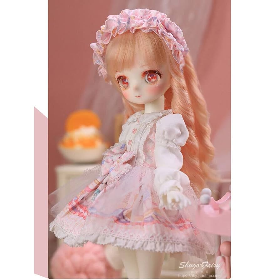 BJD 1/6 ドール本体　球体関節人形 ハンドメイド Amazon | KAKAA BJDドール フルセット 1/6 球体関節人形 29cm SD